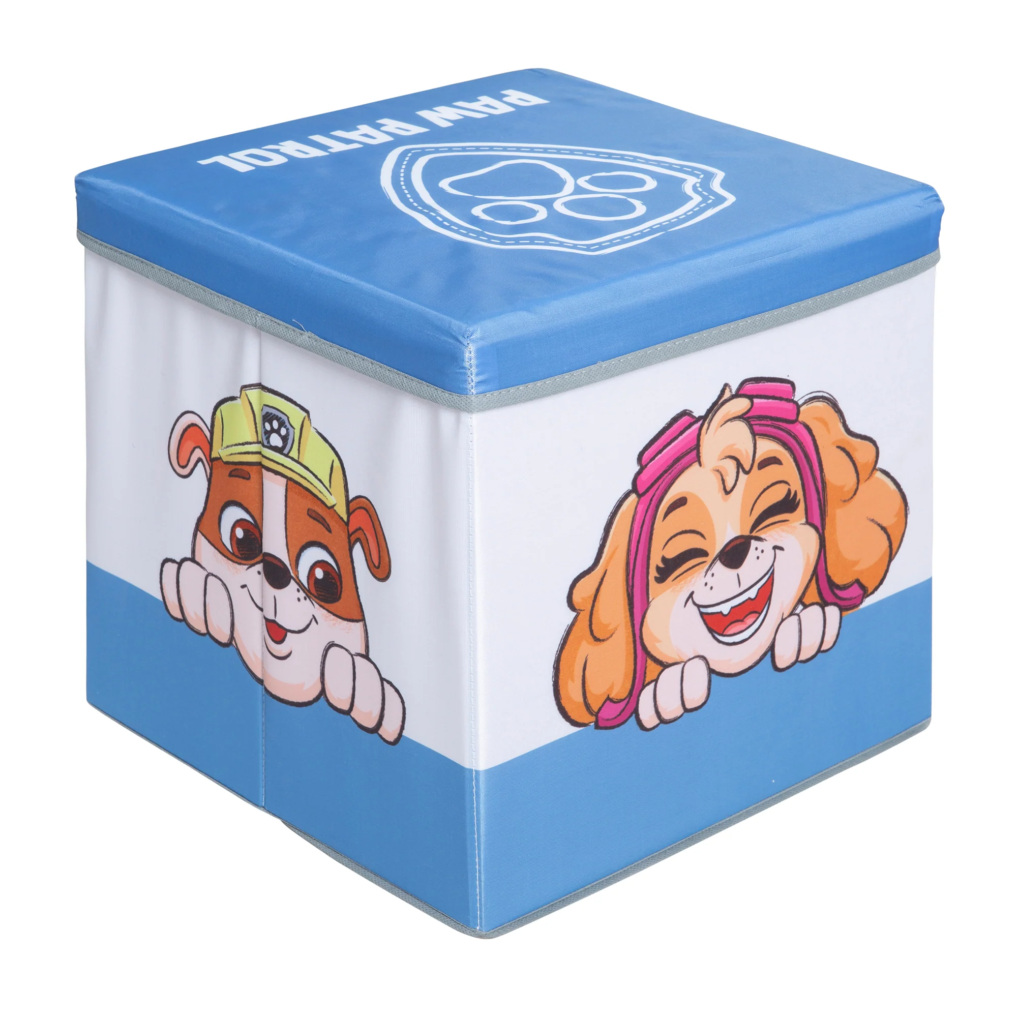 Faltbare Sitz-& Aufbewahrungsbox 'Paw Patrol' - Blau / Weiß - Image 9