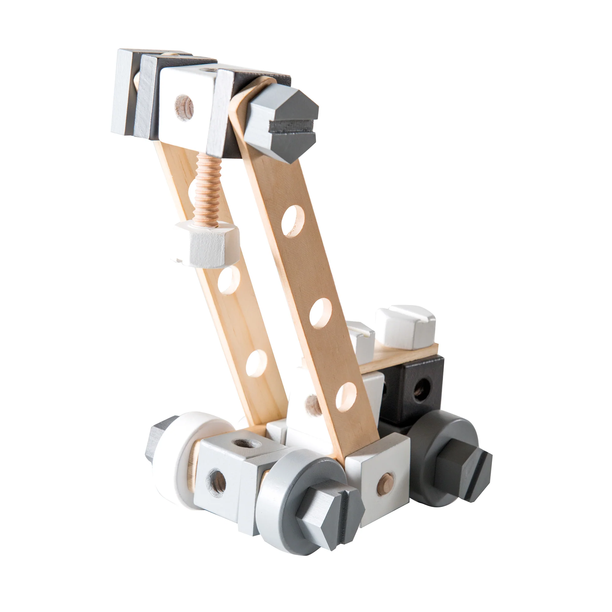 Holzbaukasten für Kinder, Baukasten-Set 48-tlg, Holz-Werkzeugkiste, Spielzeug ab 3 Jahren - Image 8